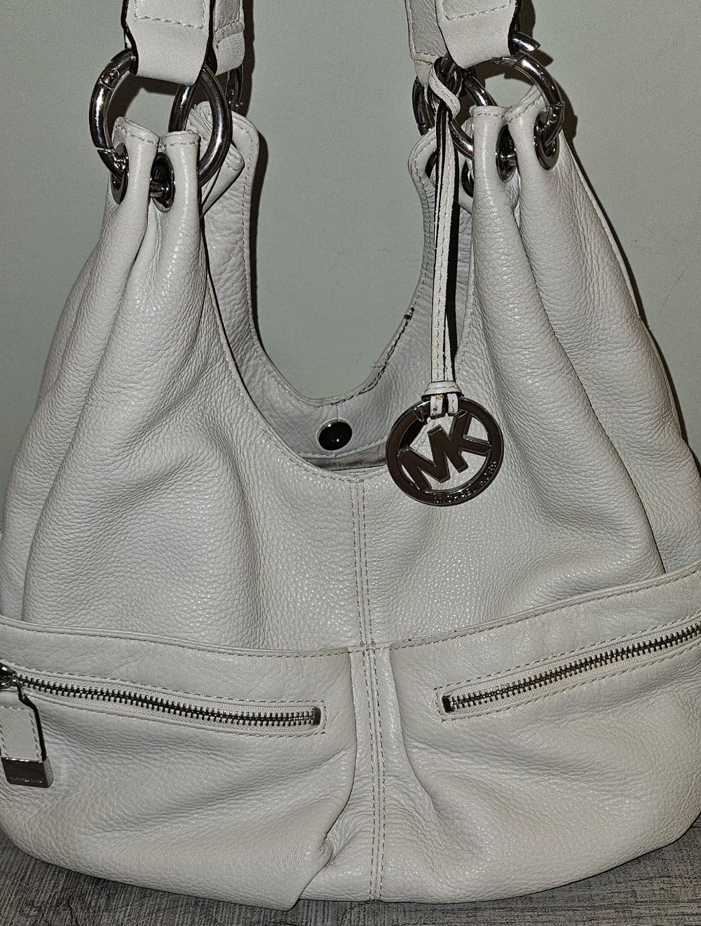 Michael Kors Layton Large Hobo Bag with MK Charm